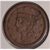 Image 1 : 1850 HALF CENT VG/FINE
