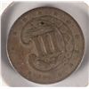 Image 2 : 1857 THREE CENT SILVER G/VG (DAMAGED)