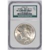 Image 1 : 1923 PEACE DOLLAR NGC MS-65 (BINION COLLECTION) PRESTIGE SINGLE #403 OF 715