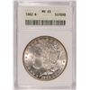 Image 1 : 1882 MORGAN SILVER DOLLAR, ANACS MS-65 GEM  WITH COLOR!