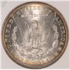 Image 3 : 1882 MORGAN SILVER DOLLAR, ANACS MS-65 GEM  WITH COLOR!