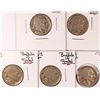 Image 1 : (5) BUFFALO NICKELS (16-S, 17, 18, 18-D, 23-S)