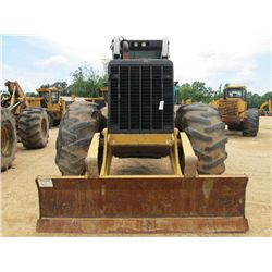 CAT 525B GRAPPLE SKIDDER, S/N 3KZ01980 (05 YR) SINGLE ARCH, WINCH, ECAB W/AIR, 30.5-32 TIRES, METER 