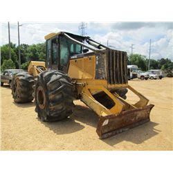 2004 JOHN DEERE 648G III GRAPPLE SKIDDER, S/N 583836 (04 YR) SINGLE ARCH, WINCH, ECAB W/AIR, 67.00-3