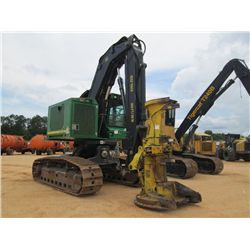 2009 JOHN DEERE 759J TRACK FELLER BUNCHER, S/N T0759JX173338 (09 YR) 22" SAW HEAD, 28" PADS, SELF LE