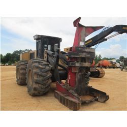 CAT 573C FELLER BUNCHER, S/N RJT00271 (12 YR) SC-57 SINGLE POST SAWHEAD, ECAB W/AIR, 30.5-32 TIRES, 