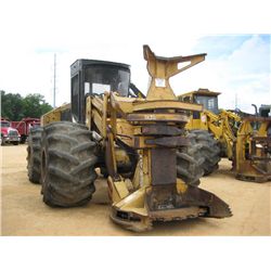 HYDRO AX 670 FELLER BUNCHER, S/N HA18424, SAWHEAD, ECAB W/AIR, 67/34X35 TIRES, METER READING 8,101 H