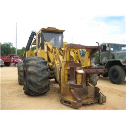 JOHN DEERE 643D FELLER BUNCHER, S/N 818536, SAW HEAD, ECAB W/AIR