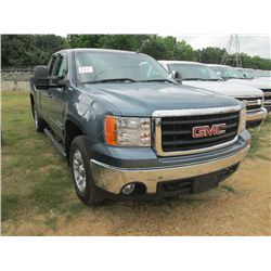 2008 GMC 1500 SIERRA SLE PICKUP, S/N 1GTEC19J082167139, GAS ENGINE, A/T, EXTENDED CAB, ODOMETER READ