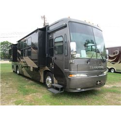 2006 NATIONAL TRADEWINDS MOTOR HOME, S/N 4UZAB2ZY4GCW11714, 40' LENGTH, 400 CUMMINS DIESEL ENG, 6 SP