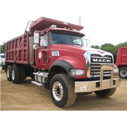2007 MACK CTP713 T/A DUMP, S/N 1M2AT04C27M004694, 405 HP MACK MP7 ENGINE, 10 SPD MACK T310M TRANS, 4