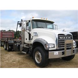 2014 MACK GU713 T/A ROLLOFF TRUCK, S/N 1M2AX04C4EM019067, 405 HP MACK MP7 ENGINE, ALLISON A/T, 44K R