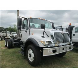 2007 INTERNATIONAL 7400 T/A CAB & CHASSIS, S/N 3HTWGAZT97N489706, 285 HP DT570 DIESEL ENG, A/T, 40K 