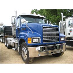 2013 MACK CHU 613 T/A TRUCK TRACTOR, S/N 1M1AN07Y8DM012235, MP8 505C MACK ENG, 18 SPD FULLER TRANS, 