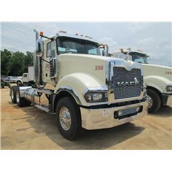 2013 MACK TD713 TITAN T/A TRUCK TRACTOR, S/N 1MABD02Y4DM001473, 565HP MACK MP10 ENG, 18 SPD TRANS, 4