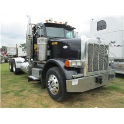 1998 PETERBILT 378 T/A TRUCK TRACTOR, S/N 1XPFDB9X1WN459350, CAT 3406 ENG, 40K REARS, 12K FRONT, ENG