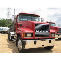 2006 MACK CHN 613 TRI-AXLE TRUCK TRACTOR, S/N 1M2AJ06Y66N003006, 427 HP MACK ENG, 18 SPD TRNS, MACK 