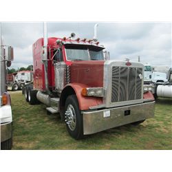 2000 PETERBILT 379 T/A TRUCK TRACTOR, S/N 1XP5D69XXYW521320, CUMMINS 525 DIESEL ENG, 18 SPD TRANS, 3