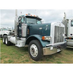 1999 PETERBILT 379 T/A TRUCK TRACTOR, S/N 1XP5DR9X3XN502401, DETROIT DIESEL ENG, 8 SPD TRANS, ENGINE