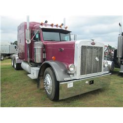 1999 PETERBILT 379 T/A TRUCK TRACTOR, S/N 1XP5DR9X2XN462196, S60 430 HP DETROIT DIESEL ENG, 18 SPD T