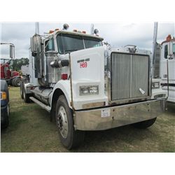 1988 WESTERN STAR T/A TRUCK TRACTOR, S/N 2WKPDCCH9JK919485, 425 HP CAT DIESEL ENG, 15 SPD TRANS, 37K
