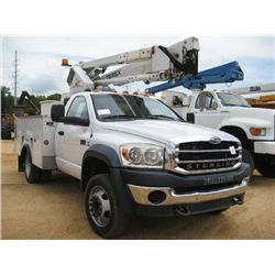 2008 STERLING BULLET BUCKET TRUCK, S/N 3F6WJ76A58G351123, CUMMINS, A/T, TEREX SERVICE BODY, TEREX SE