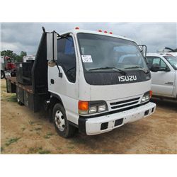 2005 ISUZU MPR S/A FLATBED TRUCK, S/N JALB4B16257005449, ISUZU TURBO DIESEL, 4700# FRONT AXLE, 7950 