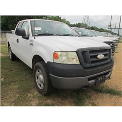 2006 FORD F150 4X4 PICK UP, S/N 1FTPX14506NA63696, GAS ENG, AUTO TRANS, EXTENDED CAB, TOOL BOX, ODOM