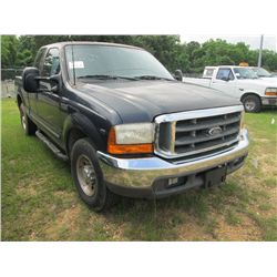 1999 FORD F350 EXT CAB PICKUP TRUCK, S/N 1FTNX20L4XED05263, TRITON V8 GAS, A/T, ODOMETER READING 144