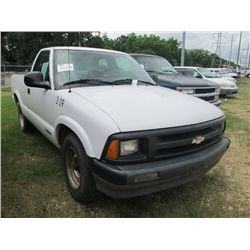 2005 CHEVROLET S10 PICKUP, S/N 1GCCS14Z158157630, GAS ENG, A/T, ODOMETER READING 170,974 (COUNTY OWN