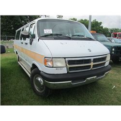 1997 DODGE RAM VAN, S/N 2B5WB35Z0VK516614, GAS ENG, A/T, 13 PASSENGER, ODOMETER READING 24,1841 MI