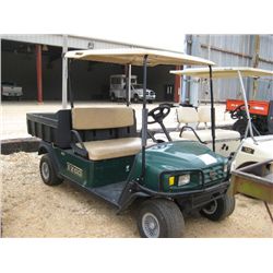 EZ-GO GOLF CART, S/N Z650677, ENGINE, A/T, DUMP BED, ELECTRIC W/CHARGER