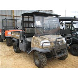 2007 KUBOTA RTV 900 4X4, S/N 85976, KUBOTA DIESEL ENG, A/T, WINDSHIELD, DUMP BED, METER READING 1,26