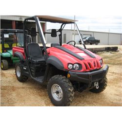 2008 SUPERMACH 700U 4X4  S/N LWGMDYZ098A002083  GAS ENG A/T  DUMP BED  METER READING 611 HRS