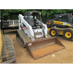 BOBCAT T300 SKID STEER LOADER, S/N 525411725, GP BUCKET, TRACK TYPE, CANOPY