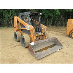 CASE 60XT SKID STEER LOADER, S/N JAF0348812, GP BUCKET, CANOPY, METER READING 2,501 HRS