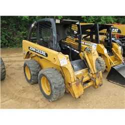 JOHN DEERE 250 SERIES II SKID STEER LOADER  S/N 932155 CANOPY METER READING 531 HRS