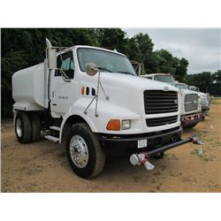2000 STERLING S/A WATER TRUCK, S/N 2FWWMJBA0YAF29252, CAT DIESEL ENG, 6 SPD TRANS, FRONT, REAR, LEFT