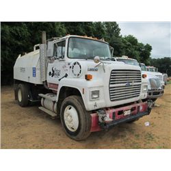 1995 FORD L8000 S/A WATER TRUCK, S/N 1FTXR82E1SVA59950, FORD DIESEL ENG, 5 SPD TRANS, DIVERSIFIED FA