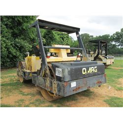 BOMAG BW278 TANDEM ROLLER, S/N 901B21501980 (07 YR) 78" DRUMS, CANOPY, METER READING 2,576 HRS