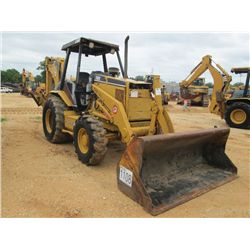 CAT 436 4X4 LOADER BACKHOE, S/N 7FL00721, GP BUCKET, EXTENDAHOE, CANOPY, METER READING 10,701 HRS