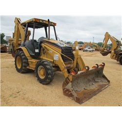 CAT 416D 4X4 LOADER BACKHOE, S/N BFP06088, GP BUCKET, 24" REAR BUCKET, CANOPY, METER READING 5,303 H