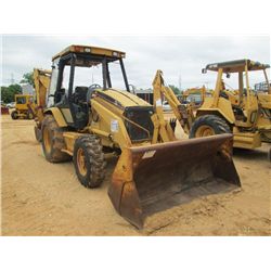CAT 416C 4X4 LOADER BACKHOE, S/N 5YN00509, MP BUCKET, CANOPY, METER READING 3,278 HRS