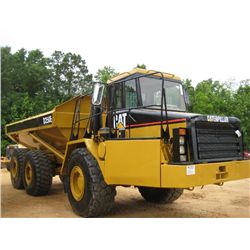 CAT D250E ARTICULATED DUMP, S/N 5TN00652, ECAB W/AIR, 23.5R25 TIRES, METER READING 10,487 HRS