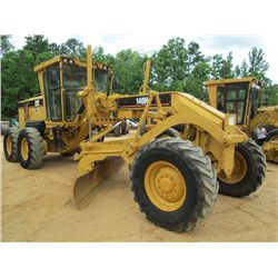 CAT 140H MOTOR GRADER, S/N CCA03481 (07 YR) 14' HYD MOLDBOARD W/TIP CONTROL, ACCUMULATOR, SCARIFIER,