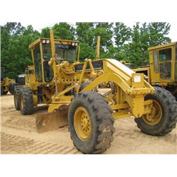 CAT 12H MOTOR GRADER, S/N 8MN00556, 12' HYD MOLDBOARD W/TIP CONTROL, ECAB W/AIR, 14.00-24 TIRES, MET
