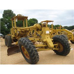 CAT 12F MOTOR GRADER, S/N 13K338, HYD MOLDBOARD, CANOPY, 14.00-24 TIRES