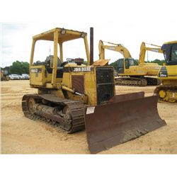 JOHN DEERE 550G LT CRAWLER TRACTOR, S/N 838353, 6 WAY BLADE, CANOPY, METER READING 8,557 HRS