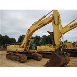 KOMATSU PC300LC-6LE HYDRAULIC EXCAVATOR, S/N A84886 (01 YR) 10'7" STICK, 62" BUCKET, THUMB, ECAB W/A