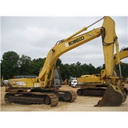 KOBELCO SK 270LC IV HYDRAULIC EXCAVATOR, S/N LBU0025, 11' STICK, 48" BUCKET, 32" PADS, ECAB W/AIR